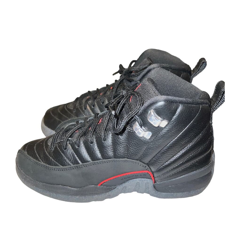 Jordan 12 Retro Utility black / Bright Crimson sz 5 youth - Picture 2 of 6